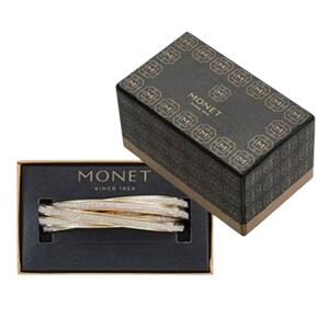 Monet Gold and Silver Bangle Set